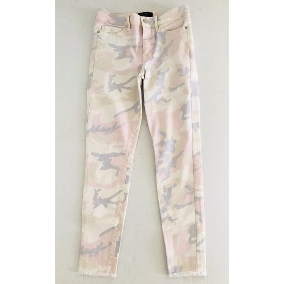 Sanctuary Denim - Sanctuary | Denim Social Ankle Skinny Jeans Camo Size 26 White Standard Rise
